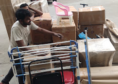 Packers and movers at work in Lucknow